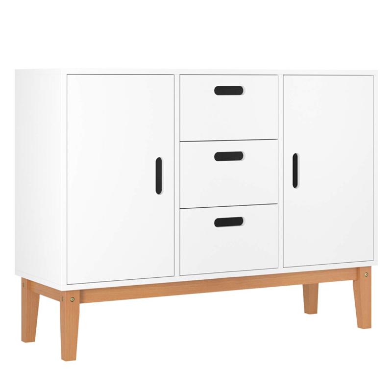 HOMECHO Floor Buffet Sideboard Storage Freestanding Console