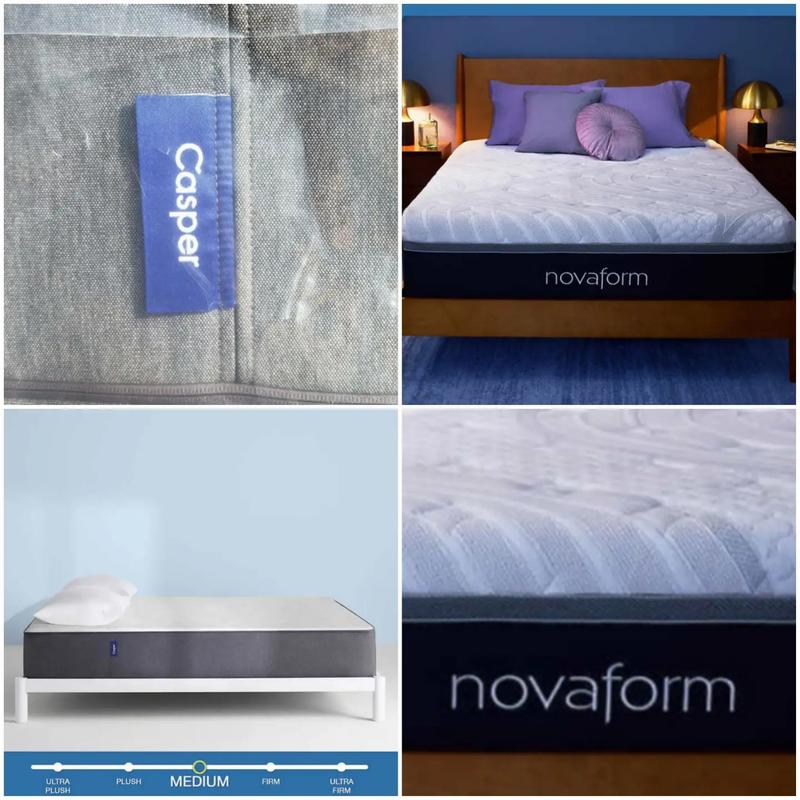 King, Queen & Full Mattress Available (Casper, Novaform, Cocoon) for