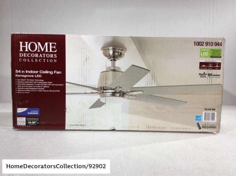 Home Decorators CollectionKensgrove 54 in. Integrated LED Brushed