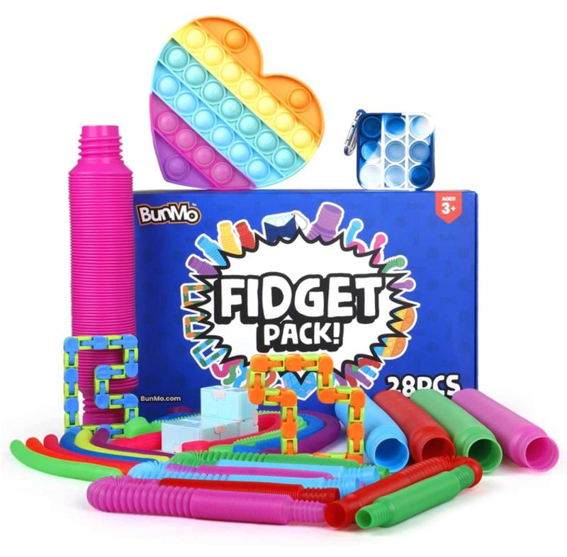 Fidget Toy Pack 28pc Fidget Toys Fidget Pack. Fun Fidgets for Girls 1012 & Se for sale in