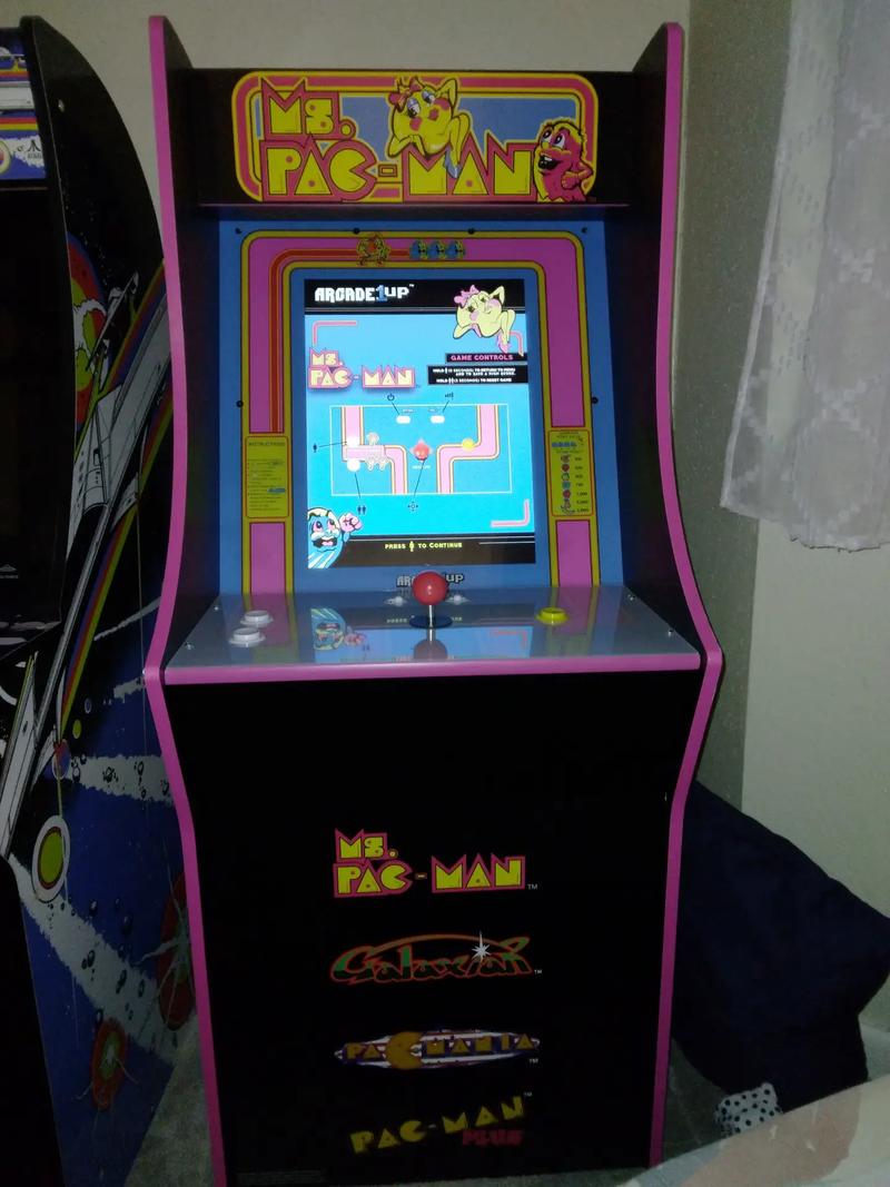Arcade1Up Ms. PacMan 80S Retro Home Arcade Machine, 4 Games In 1, 4