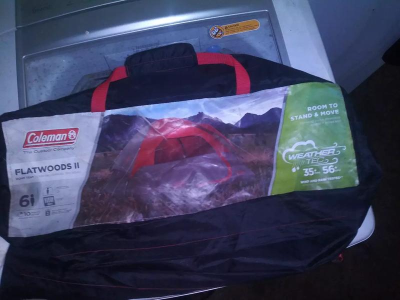 Coleman Flatwoods 2 Dome Tent 6 man Stitch two queensize mattresses 6