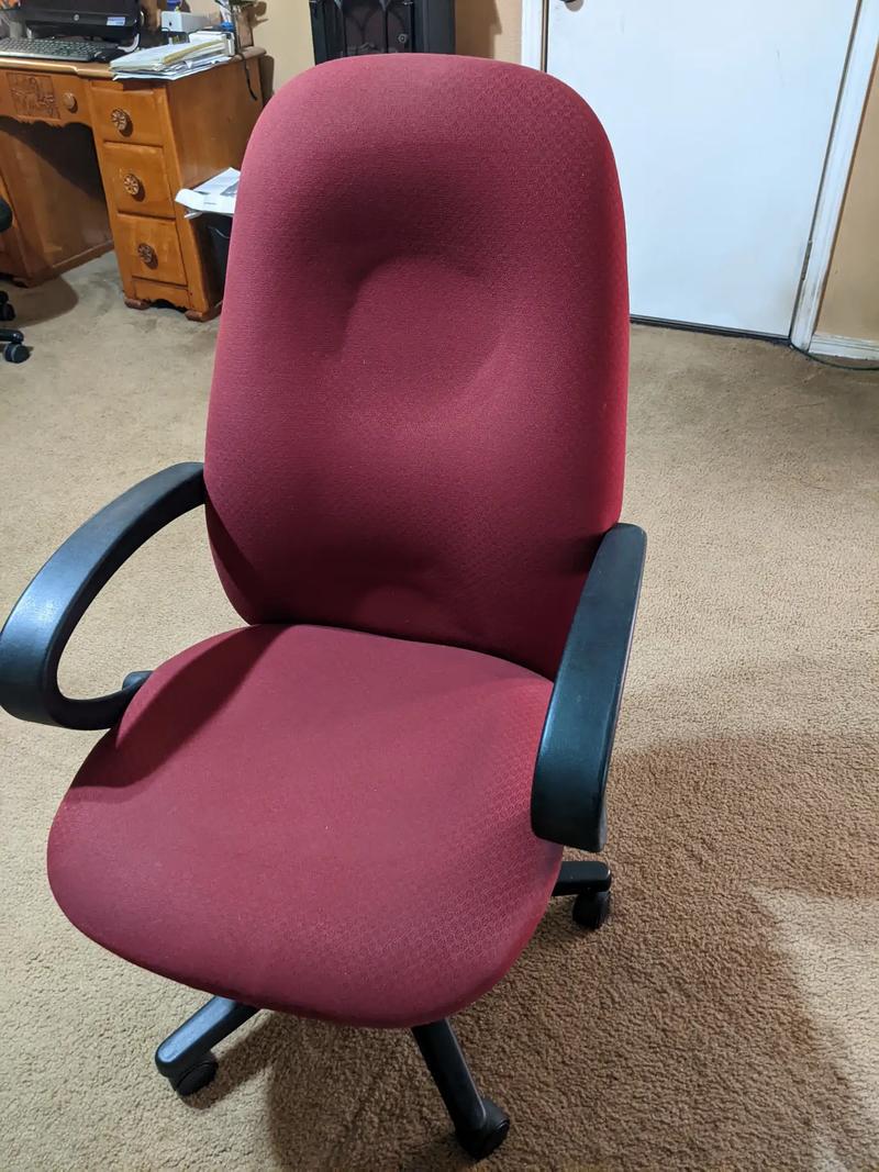 Burgundy Tall Back Desk Office Chair for sale in Crowley, TX 5miles