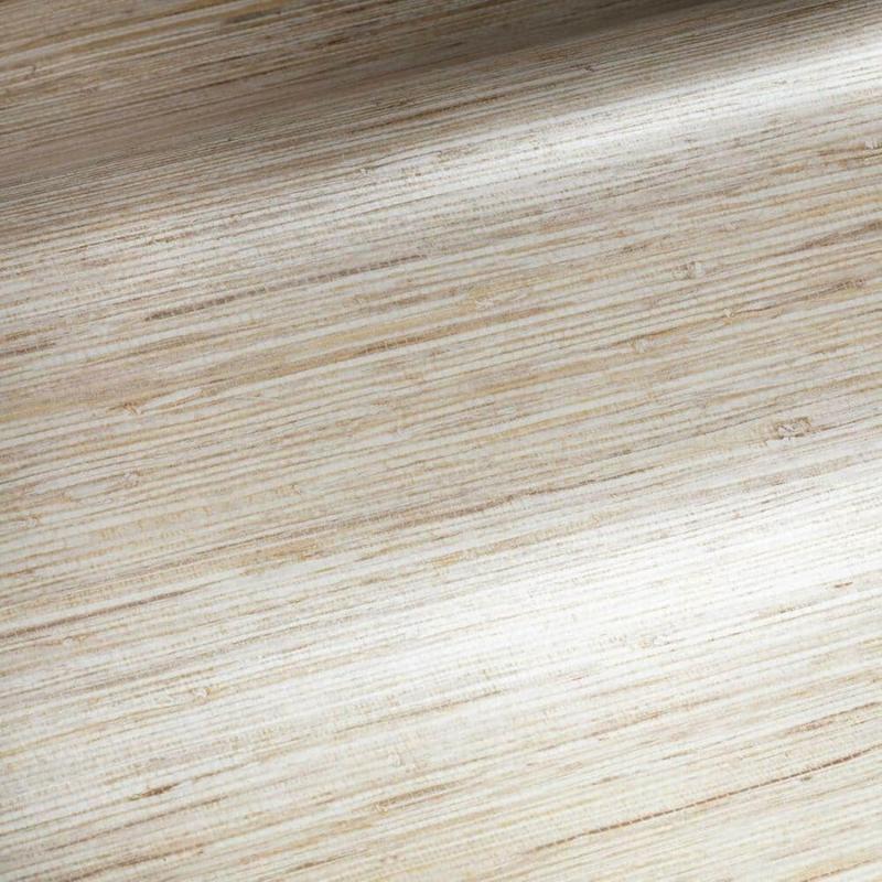 Grasscloth Taupe and Gold Metallic Vinyl Peel and Stick Wallpaper Roll (Covers 2 for sale in