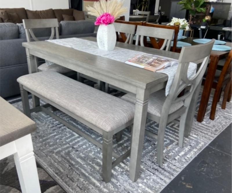 Dining Table Set With Bench for sale in Los Angeles, CA 5miles Buy