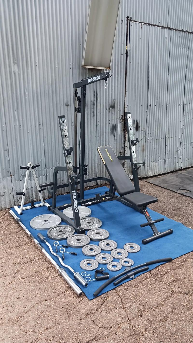 TSA5820 Home Gym / Olympic weights / pesas / gymnasio / bench press