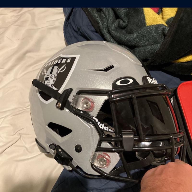 Riddell speedflex 2022 Las Vegas raiders custom helmet for sale in
