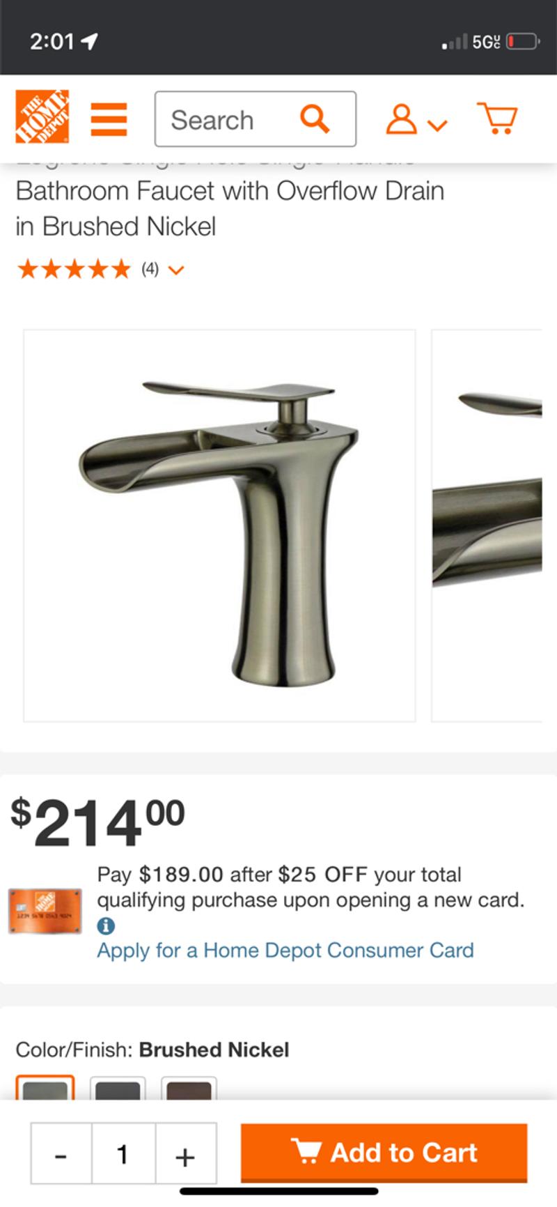Simple & stylish round body faucet with waterfall style spout, provides