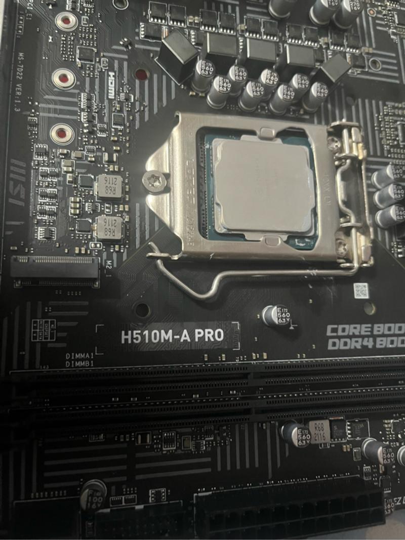 Intel Core I5 10400f And H510ma Pro Msi Motherboard for sale in
