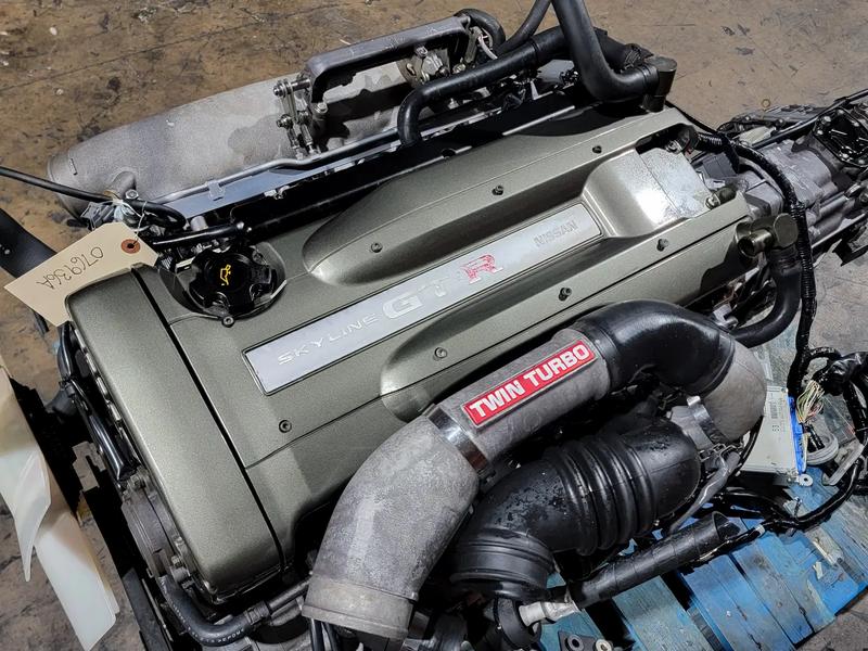 Nissan Skyline R33 GTR 2.6L I6 Twin Turbo Engine AWD Transmission Wire ...