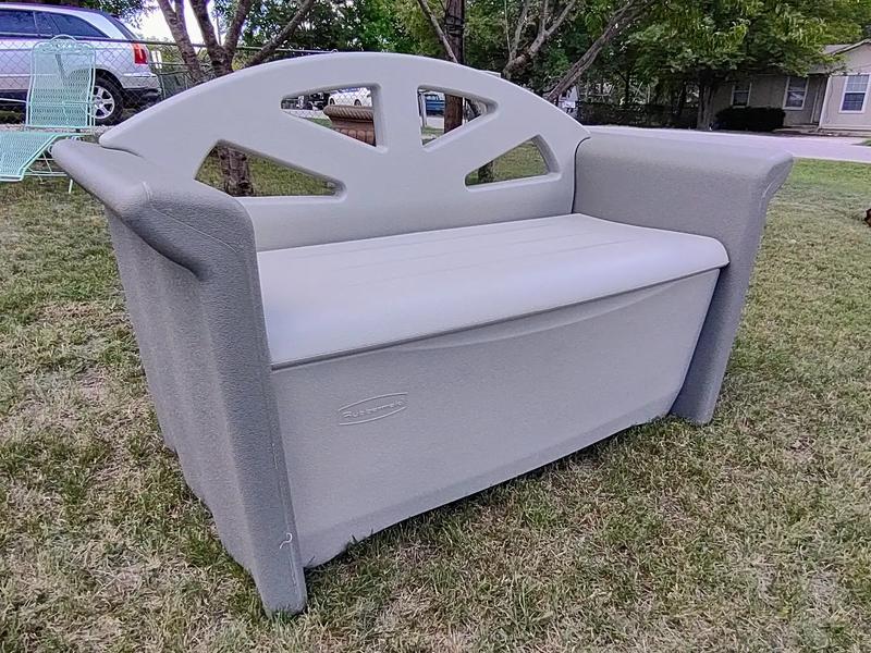 Brand New Rubbermaid Outdoor Patio Storage Bench! for sale in Red Oak