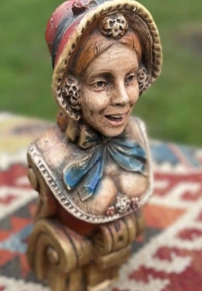 VINTAGE 1960S ALFCO NY Ship Figurehead IAM LOCATED BY DOWNTOWN MIAMI vintage-1960s-alfco-ny-ship-figurehead-iam-located-by-downtown-miami