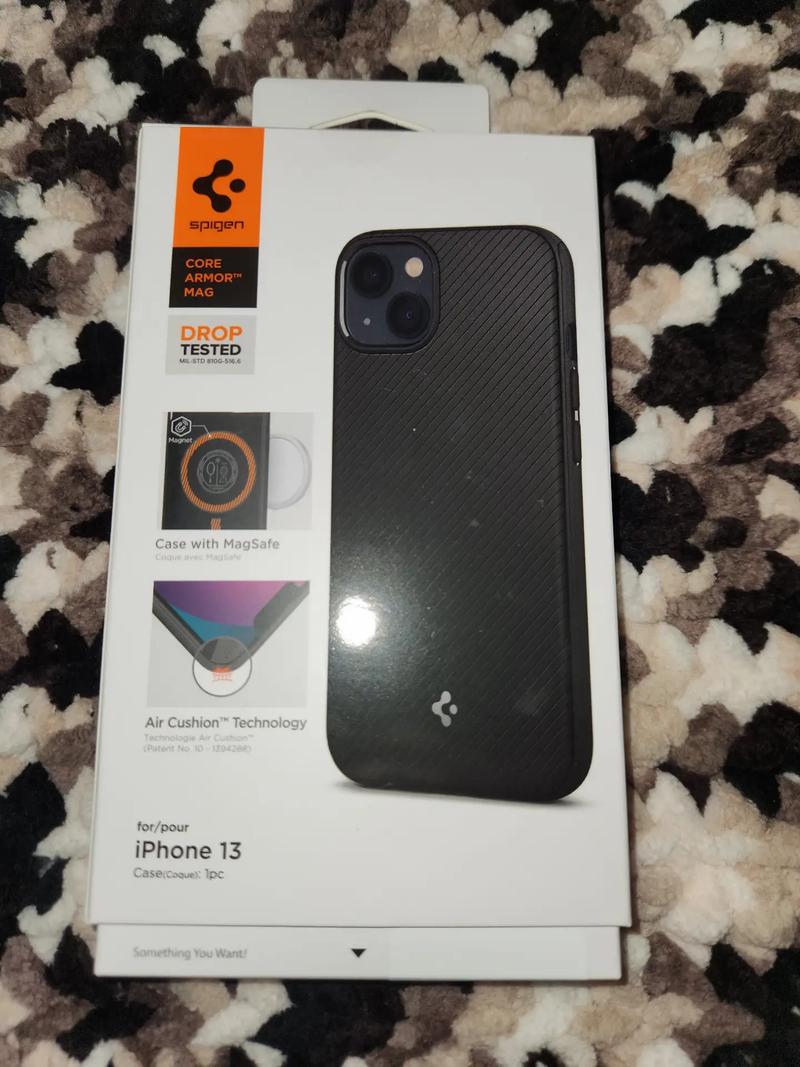 Iphone 13 Spigen MagSafe case, Black in color for sale in Houston, TX