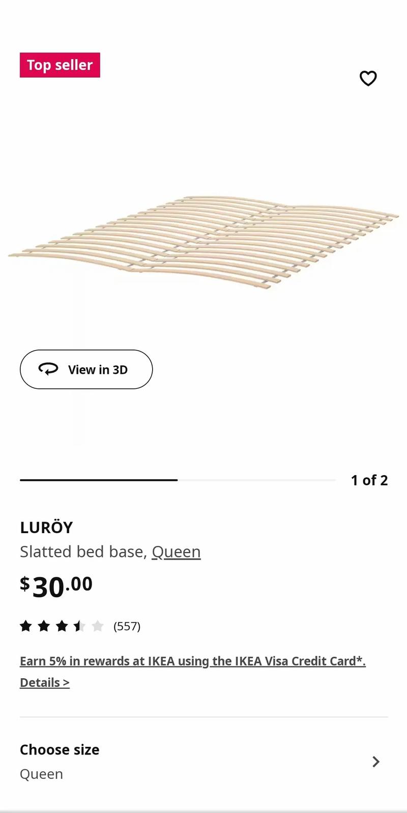 Ikea Queen Bed Wood Slats for sale in Clermont, FL 5miles Buy and Sell