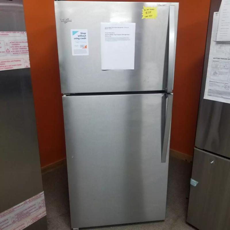 Whirlpool topbottom refrigerator stainless steel 30" for sale in