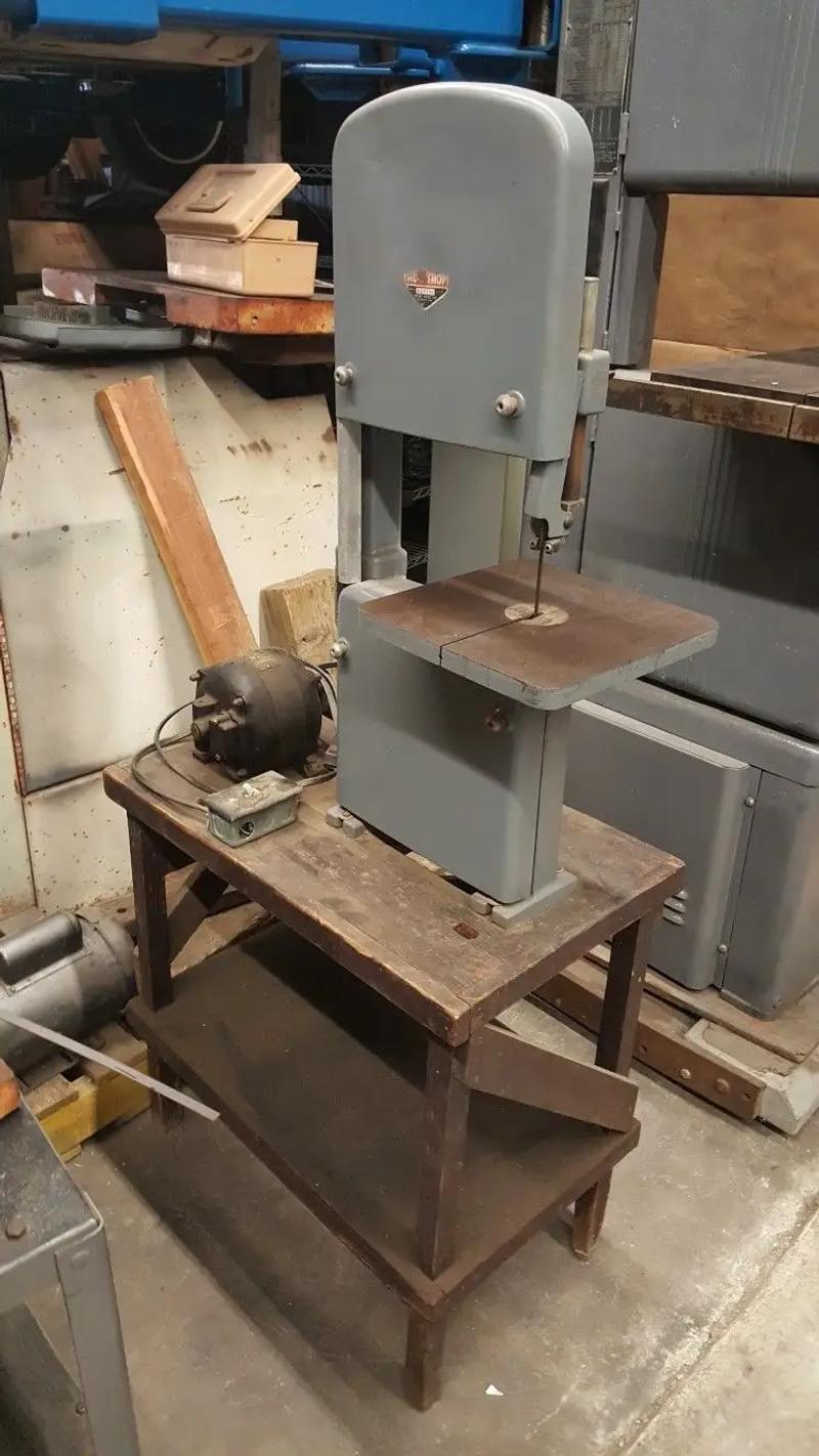 Classic Vintage 10" Atlas Press Co Band Saw With Wood Stand Bandsaw for