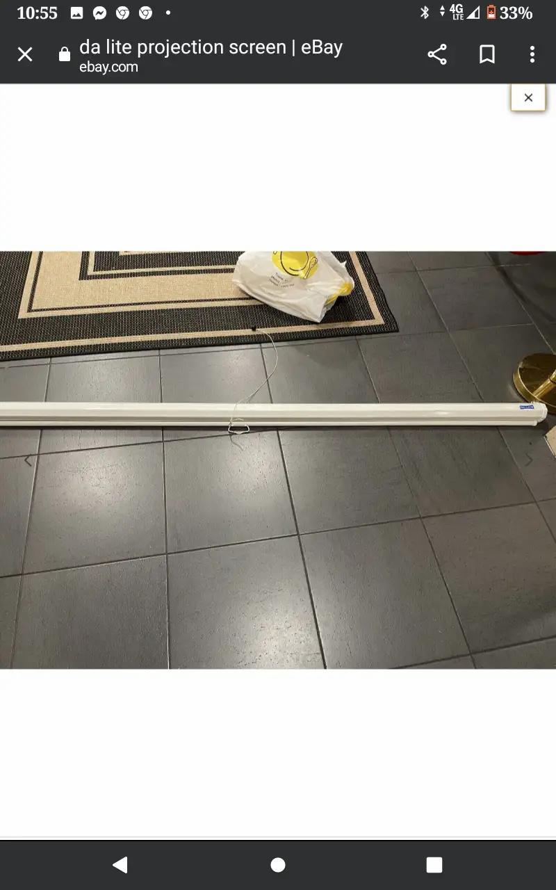 DaLite Projector screen for sale in Houston, TX 5miles Buy and Sell