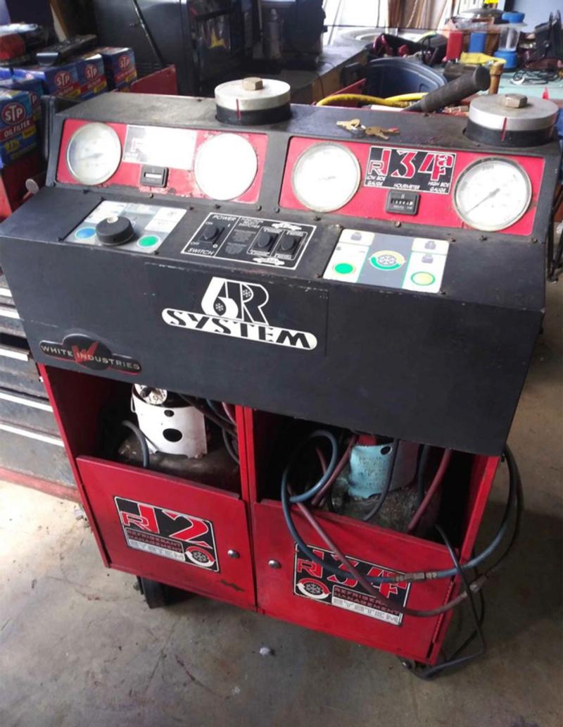 Auto Refrigerant Recovery System r12 r134 White Industries System 6R by