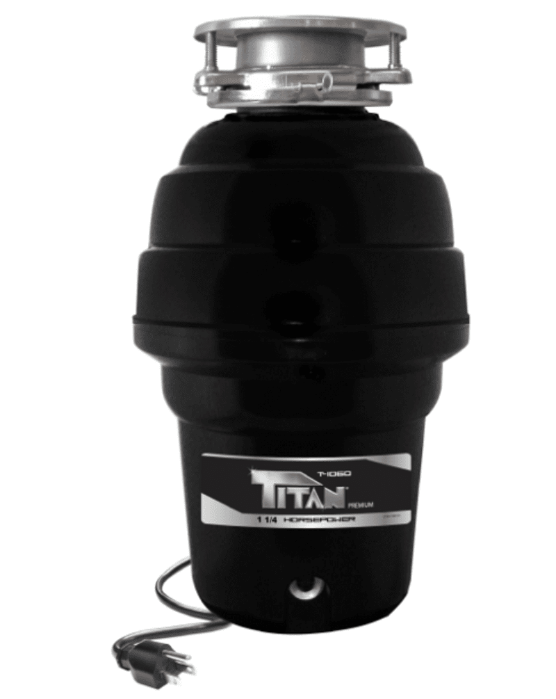 Titan 1 1/4 HP Premium Garbage Disposal with Power Cord 10USTN1060