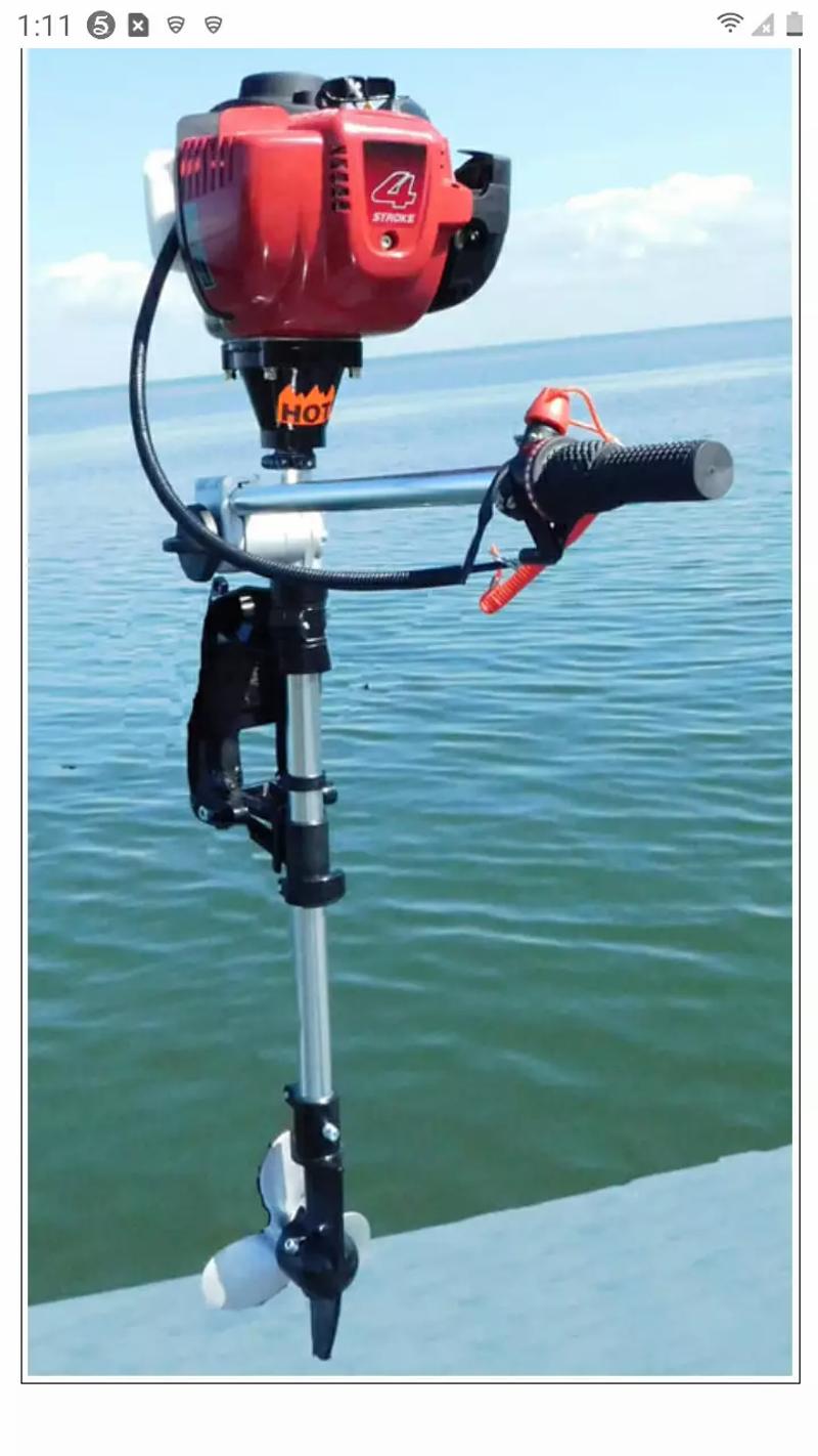 Honda 4 stroke long transom gas powered 3.5 hp trolling motor for sale