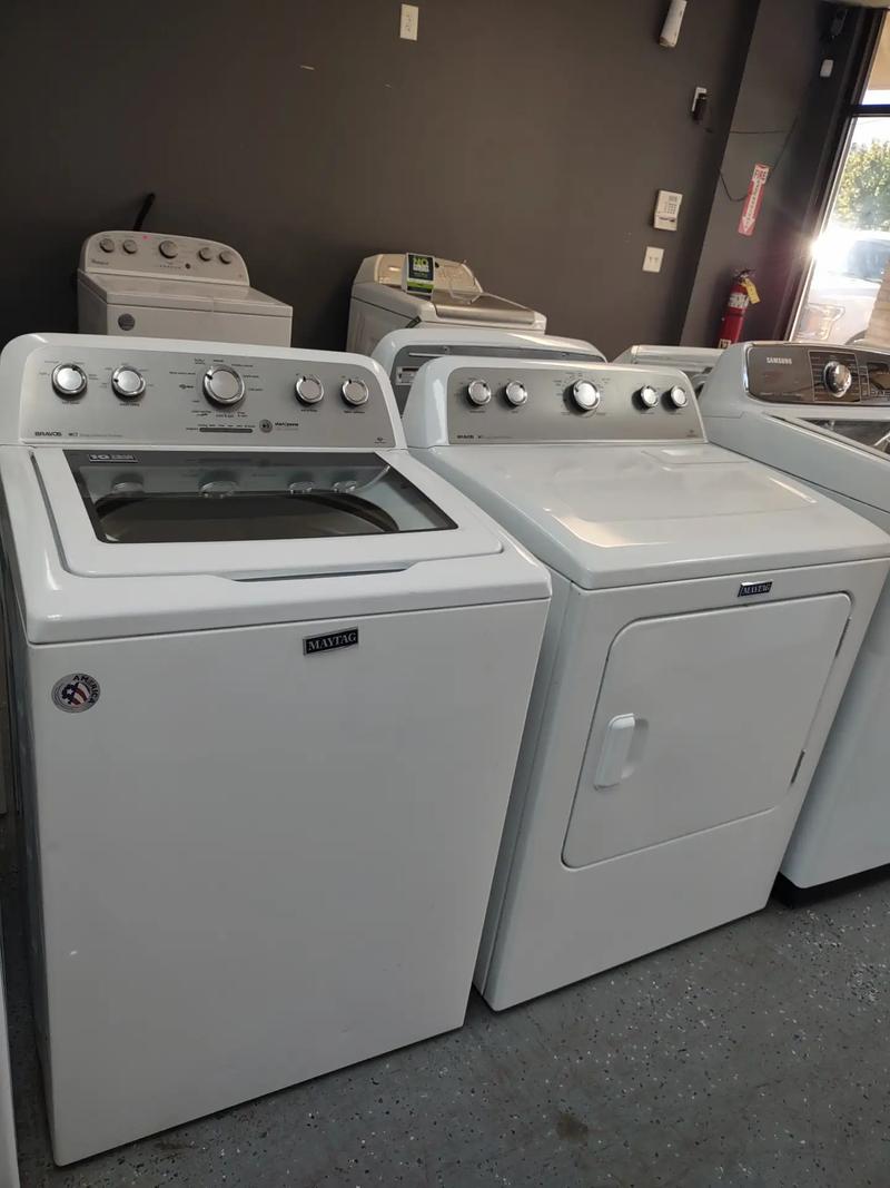 MAYTAG BRAVOS MCT WASHER 4.2 & DRYER SET POWER WASH HE DEEP WATER WASH