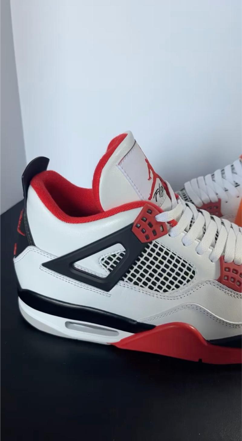 mens jordan retro 4 fire red