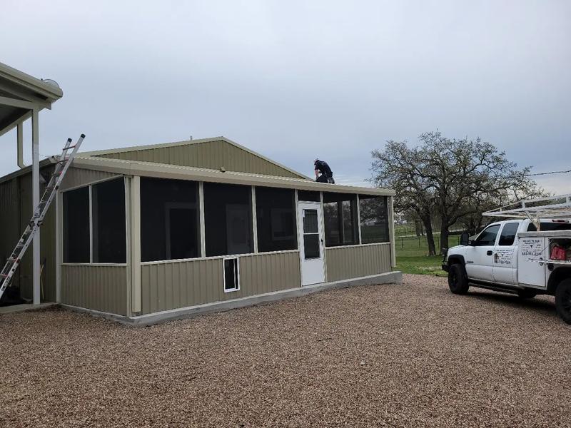 Patio inclosures patio covers awnings,carports.metal storage sheds. for