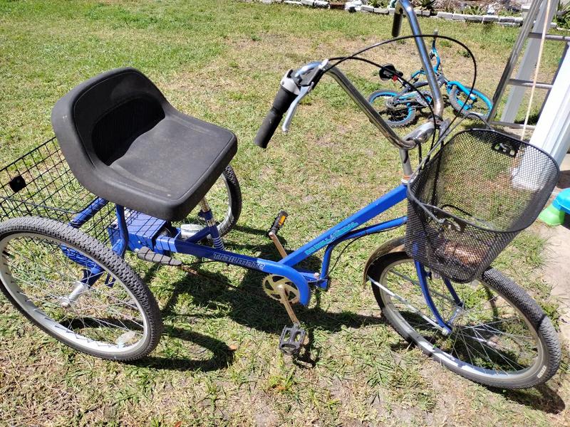 5 speed 24 inch three wheeled trike Bicycle for sale in Zephyrhills, FL