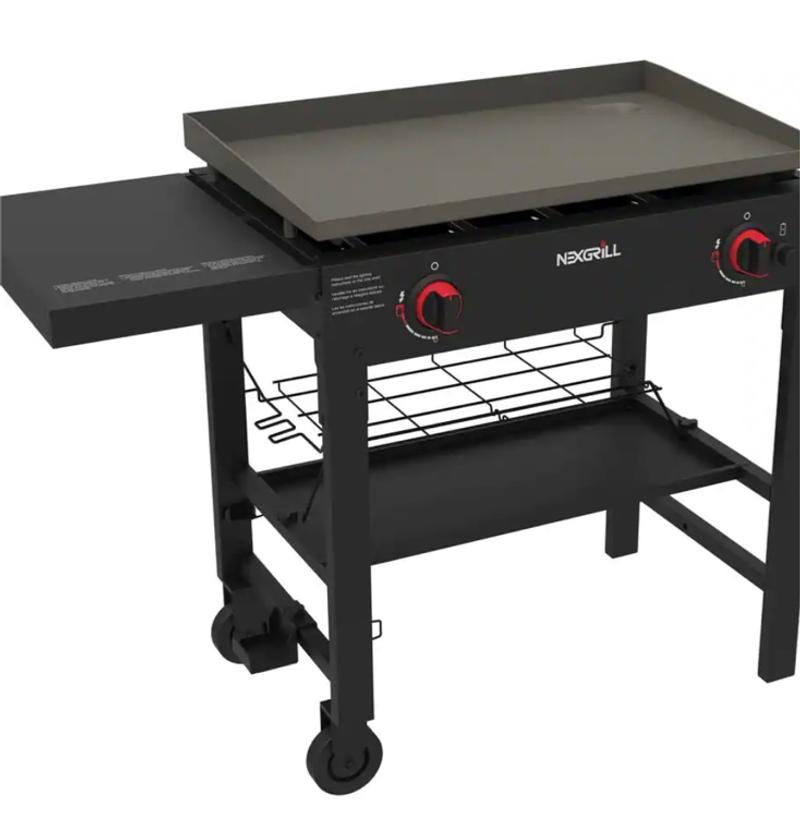 Nexgrill 2Burner 29 in. Propane Gas Grill in Black with Griddle Top for sale in Grand Prairie