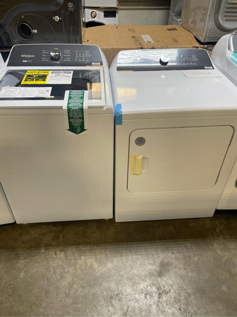 Whirlpool top load washer and dryer set for sale in Pasadena, TX