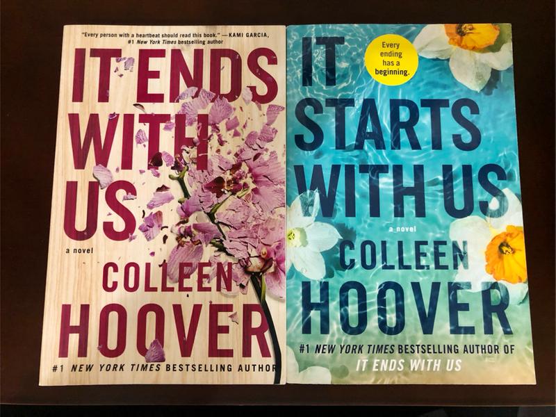 It Ends With Us & It Starts With Us book set by Colleen Hoover for sale