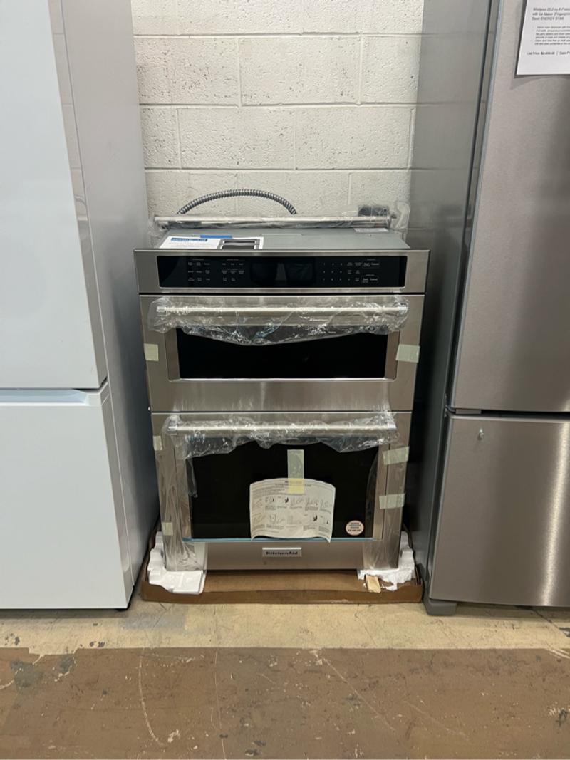 KitchenAid 30in SelfCleaning Convection Microwave Wall Oven Combo