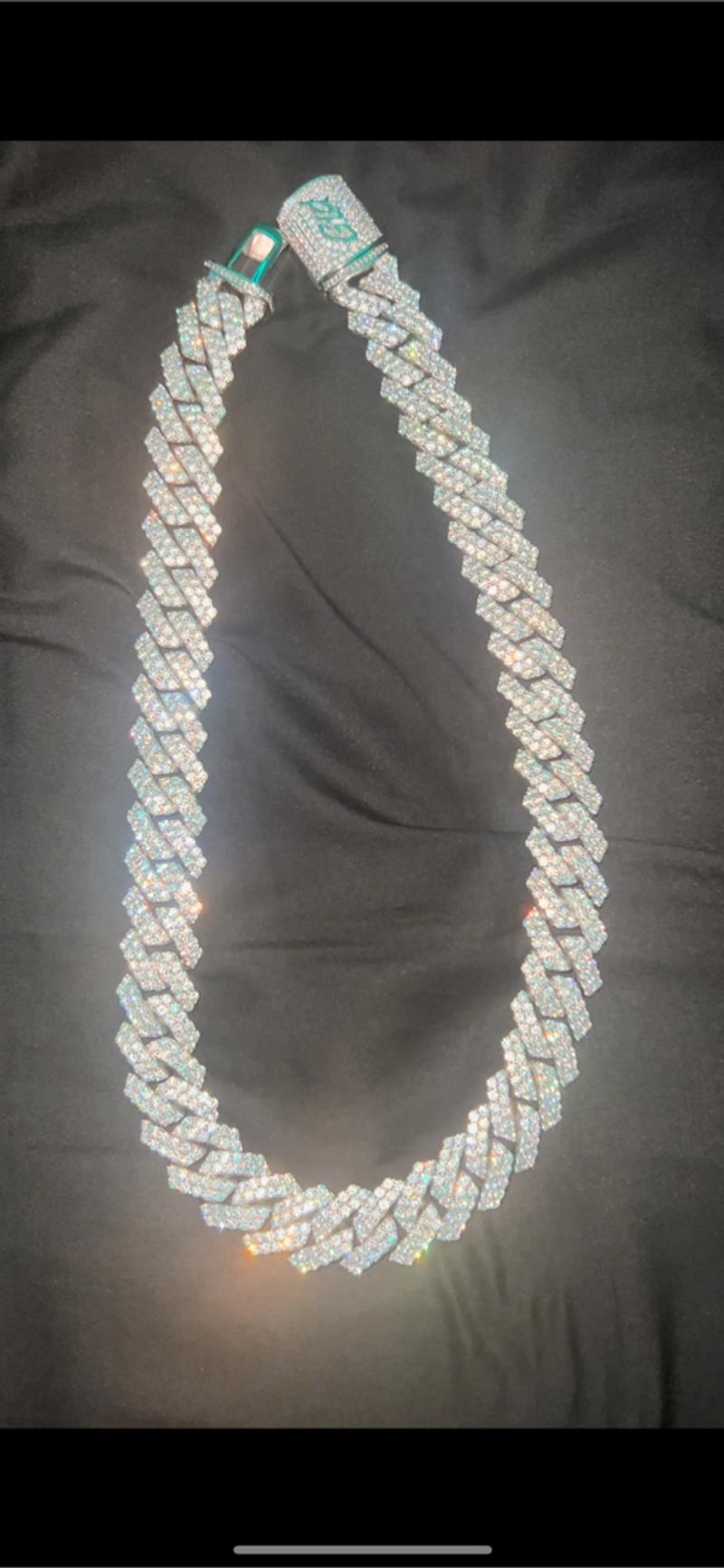 3 iced out chains and 3 iced out rings with iced out shades for sale in