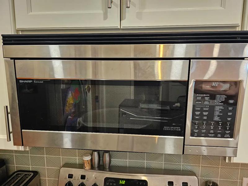 1.1 cu. ft. 850W Sharp Stainless Steel OvertheRange Convection