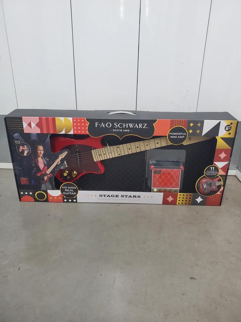 FAO Schwarz Stage Stars Kinds Electric Guitar and Amp for sale in
