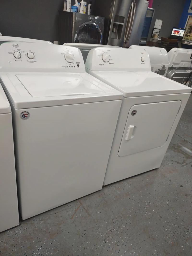 ROPER WASHER AND DRYER SET AUTO SENSING DEEP WATER WASH for sale in