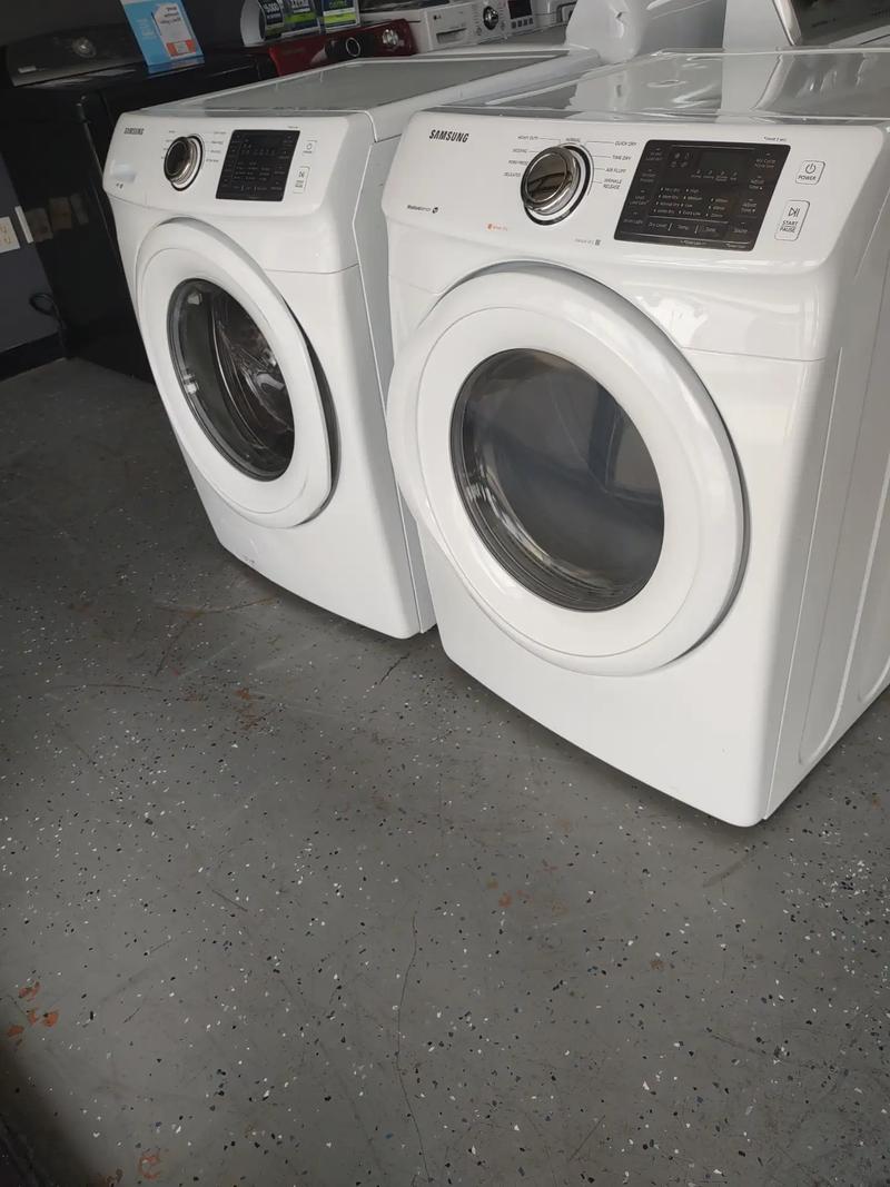 SAMSUNG WASHER AND DRYER SET VRT HE MOISTURE SENSOR FRONT LOAD
