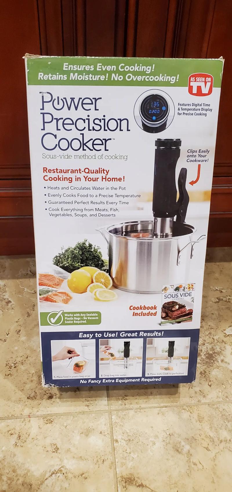 Power Precision Cooker Sous Vide Method Of Cooking As Seen On TV for