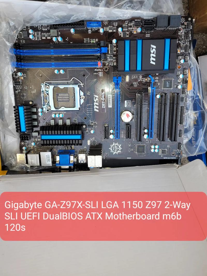Gigabyte GAZ97XSLI LGA 1150 Z97 2Way SLI UEFI DualBIOS ATX